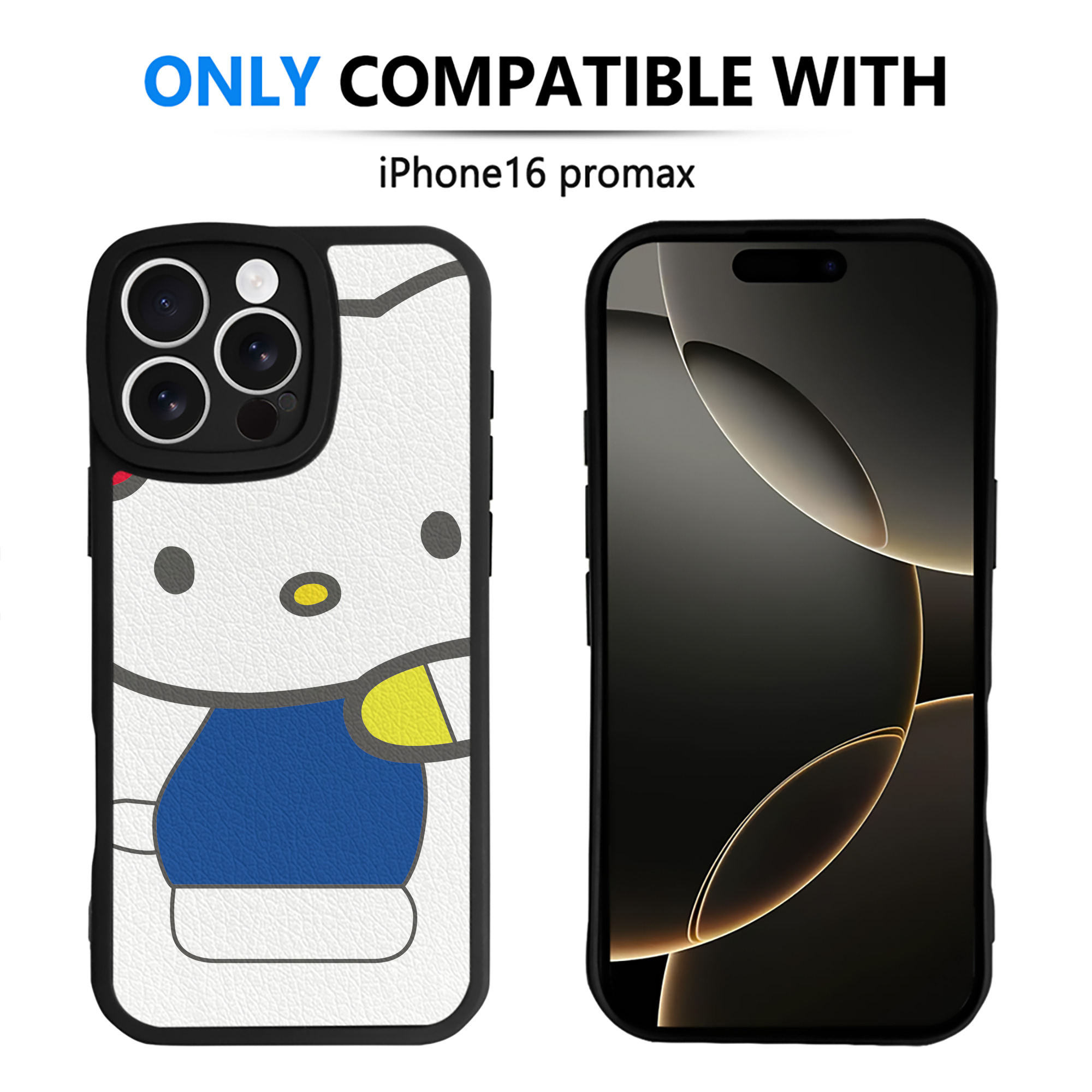 （画像用） Hello Kitty ハローキティ 【iPhone 16シリーズ対応】シリコンスマホケース（レザー調） 材質：シリコン